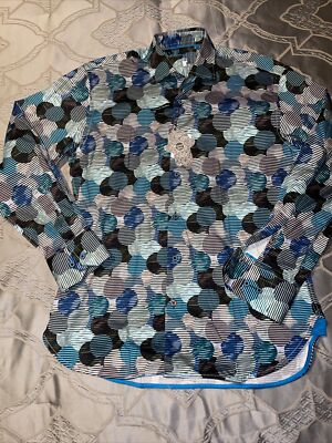 NWT VISCONTI BLACK Mens S  SHIRT