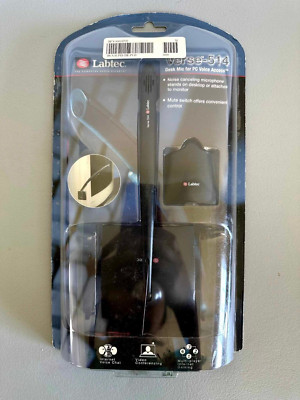 Labtec Verse-514 Desk Microphone For PC Voice Access New Sealed