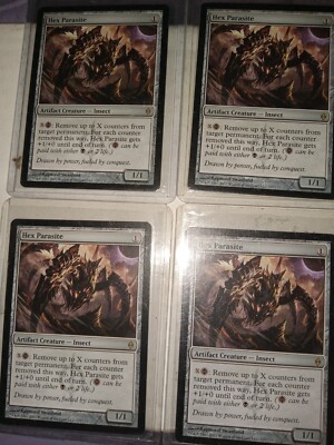 MTG 4x Hex Parasite  - New Phyrexia Unplayed 