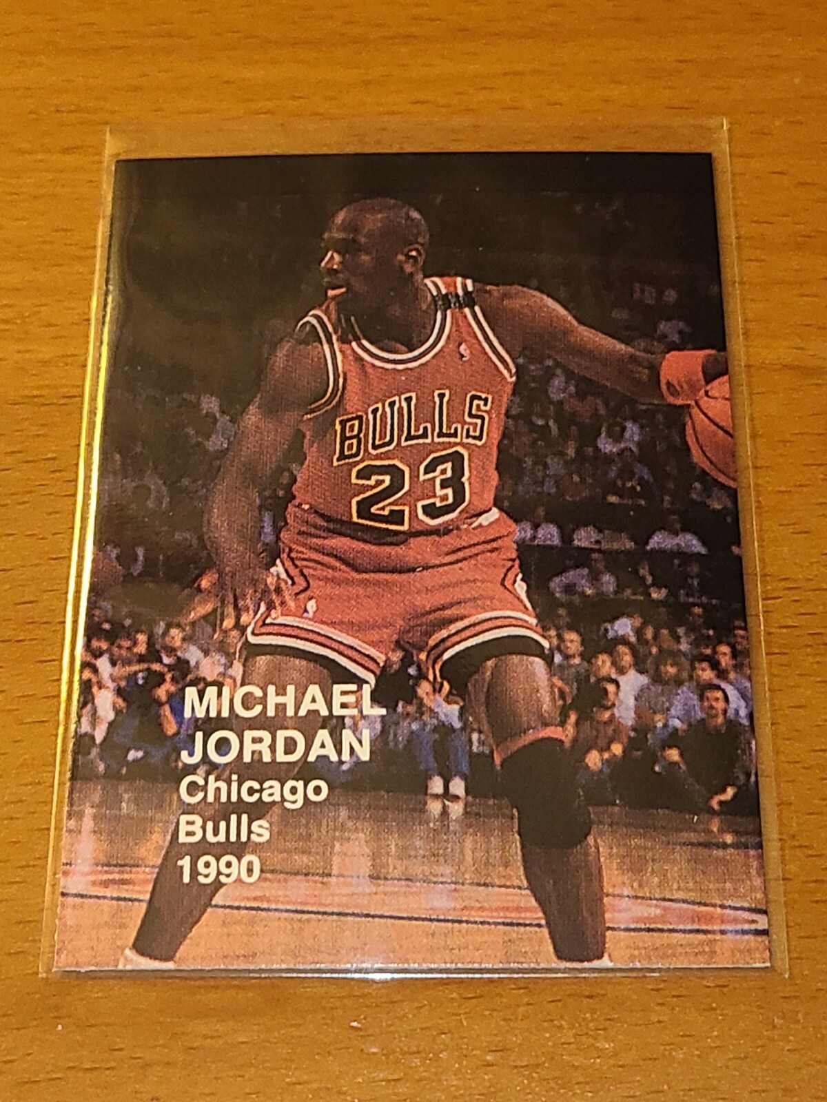 BULLS MICHAEL JORDAN 1990 NBA SUPERSTARS CARD B | eBay