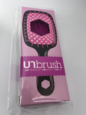 USA FHI HEAT UNbrush Wet/Dry Vented Detangling Hair Brush NIB THE Tik-Tok BRUSH!
