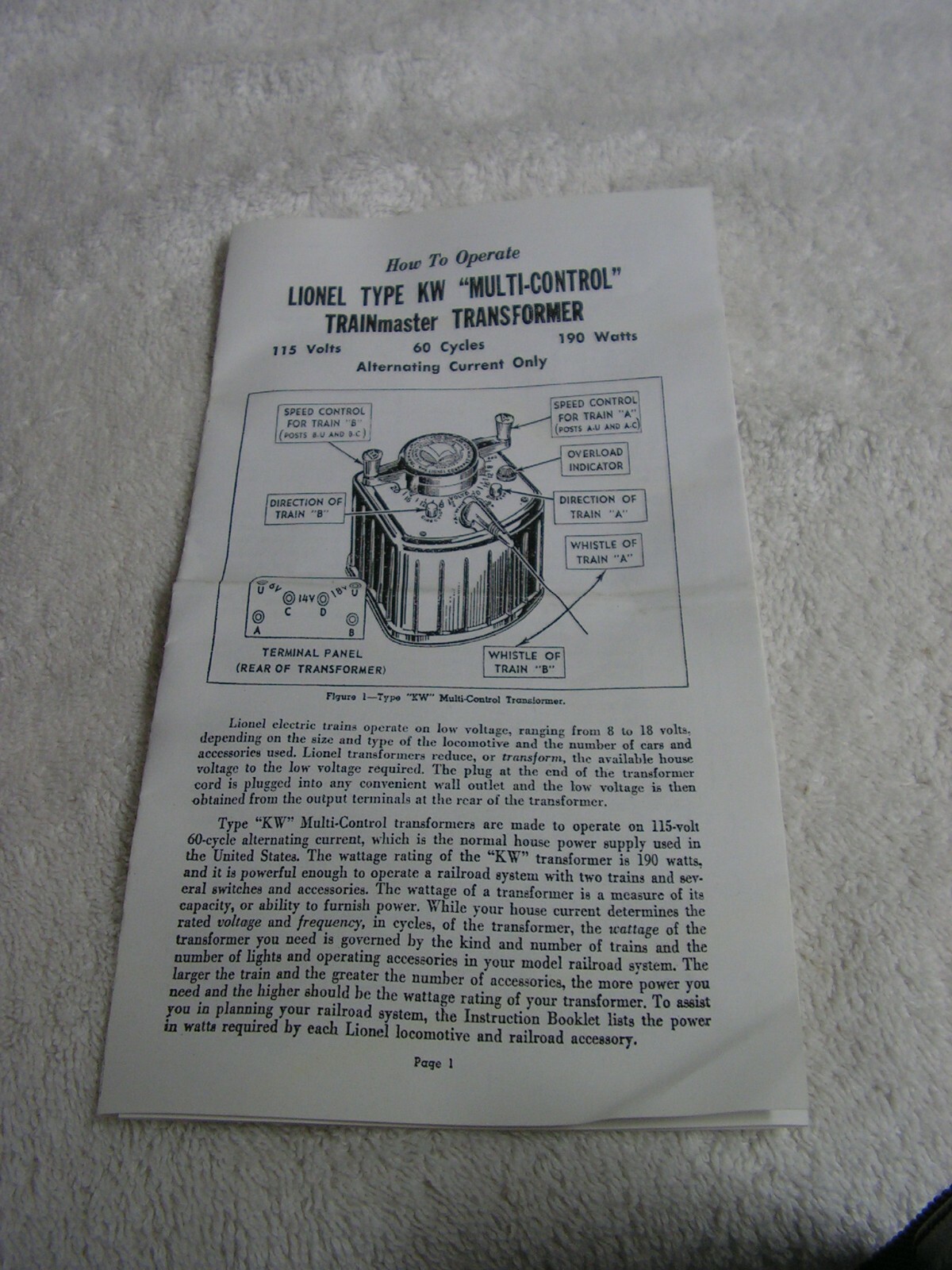 Lionel kw transformer wiring diagram sale