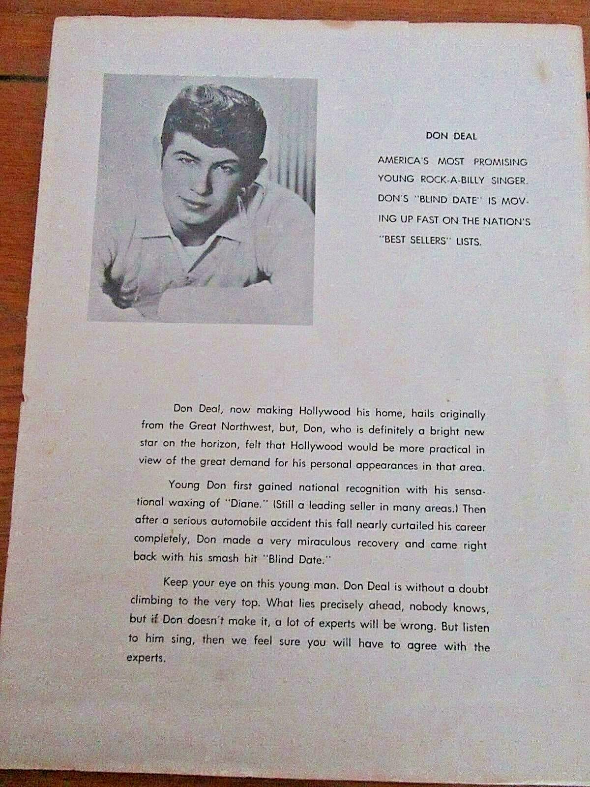 YOUR CHOICE - VINTAGE - JOHNNNY CASH, DON DEAL, THE COLLINS KIDS. Larry & Lorrie