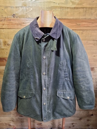 BARBOUR Martindale Thornproof Jacket Mens Waxed Cotton Khaki Green Size XL eBay