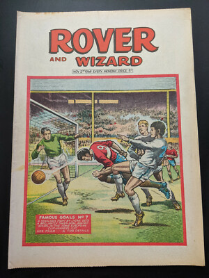 Rover and Wizard Comic, November 2nd 1968, FREE UK POSTAGE