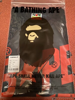 NEW The Weeknd Bape x XO STA Black Tee T-Shirt Bapesta Medium A Bathing Ape