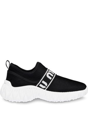

MIU MIU Женские черные кроссовки на платформе 1-1/2 дюйма Calzature Donna Platform 36,5, Черный, 5S374D-3KEVF---01099