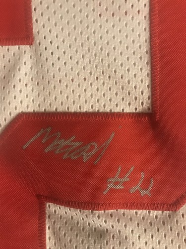 Matt Breida Signed Custom White Football Jersey