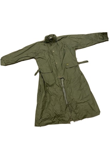 Aigle Mantel Regenmantel Khaki Grün Jagd 50/52 Wetterfleck Jäger Ansitz 