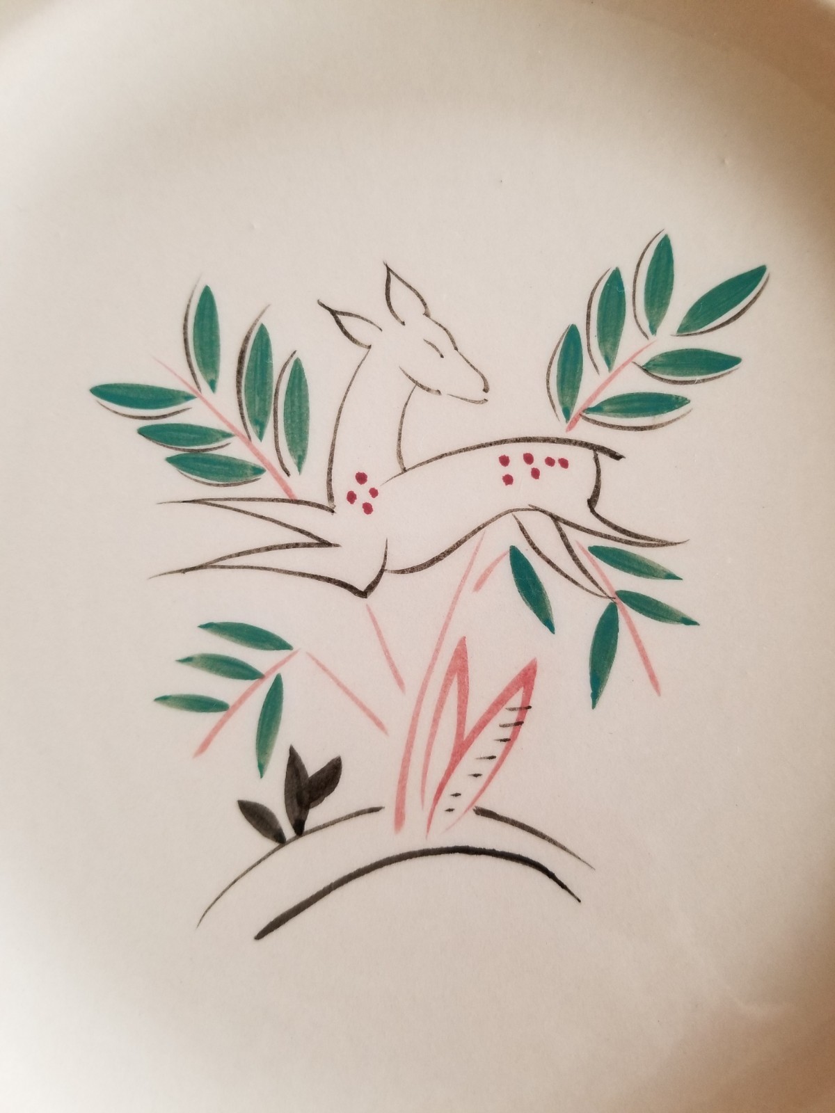 Poole England Dinner and Side plates