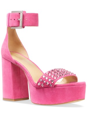 Женские розовые босоножки на платформе и каблуке Tara MICHAEL MICHAEL KORS 1-1/2, 6,5 М