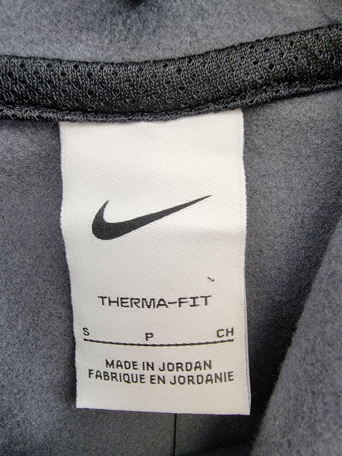 Nike Therma-FIT HBR Pullover Hoodie Boys' S Gray Heather Kangaroo Pocket L/S - Picture 9 of 15