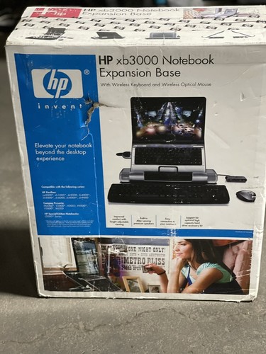 ✅BRAND NEW✅Hp xb3000 Notebook Expansion Base W Wireless Mouse Keyboard &Charging