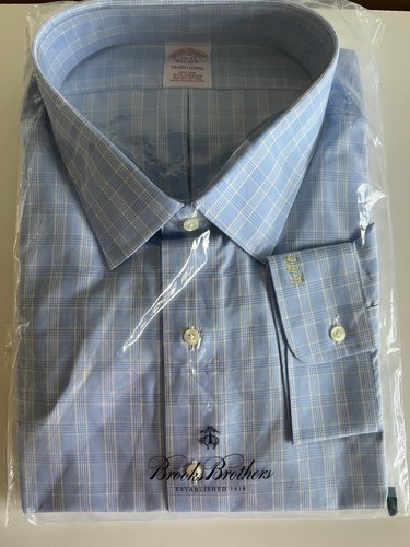 Brooks Brothers セミワイドカラー16-32/33 REGULAR スーピマコットン オックスフォード ドレスシャツ Regular Fit