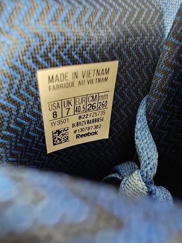 Pre-owned Reebok Maison Margiela Pump Tz Twilight Zone Deadstock White Blue Aged Fz5735