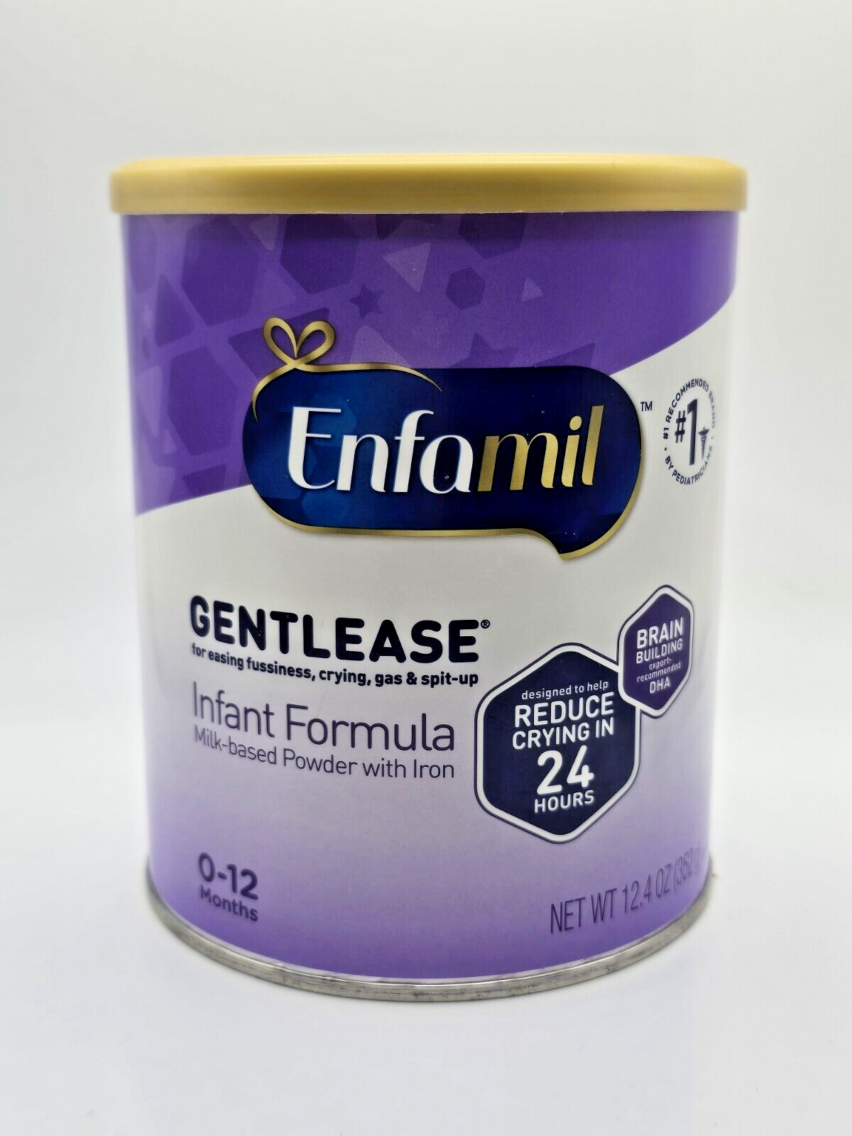 Enfamil Gentlease Infant Formula 12.4oz 0-12 Month Milk-Based Powder W/Iron 4/25 Enfamil Gentlease Infant Formula 12.4oz 0-12 Month Milk-Based Powder W/Iron 4/25