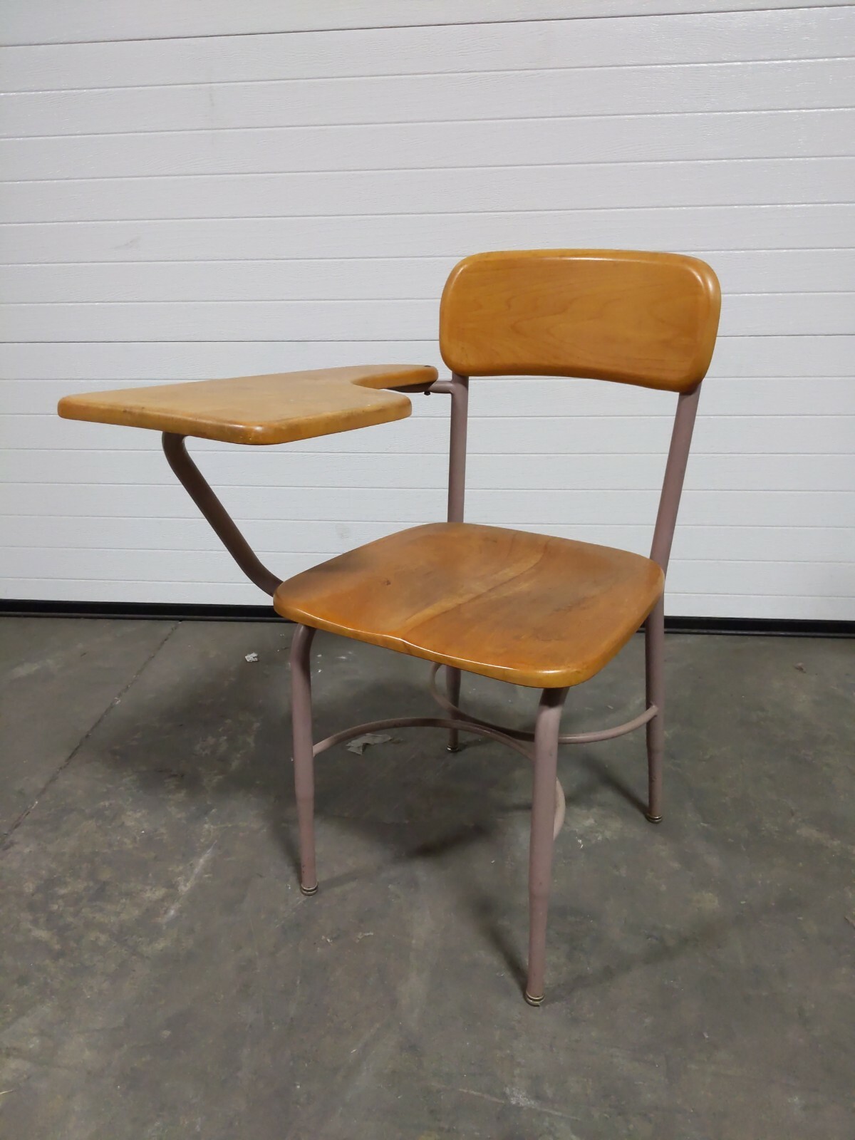 Vintage 1950s Heywood Wakefield Tubular Steel & Solid Birch