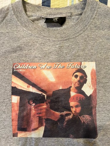 トップス 90s SERIAL KILLER LEON Vintage Movie Tee Vintage Leon: The Professional Natalie Portman Serial Killer