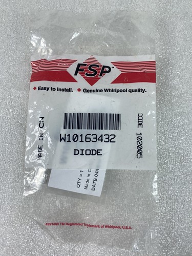 W10163432 Genuine OEM Whirlpool Microwave Diode