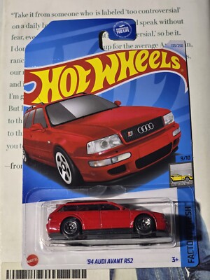 2024 Hot Wheels '94 Audi Avant RS2 HW Factory Fresh Quattro Widebody OpenWindow