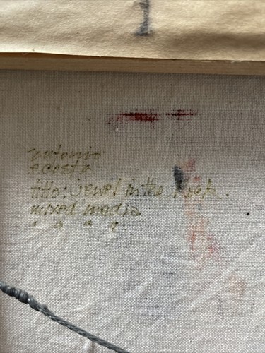 Painting Abstract Expressionism Modernism Anthony E Costa Vintage Listed India