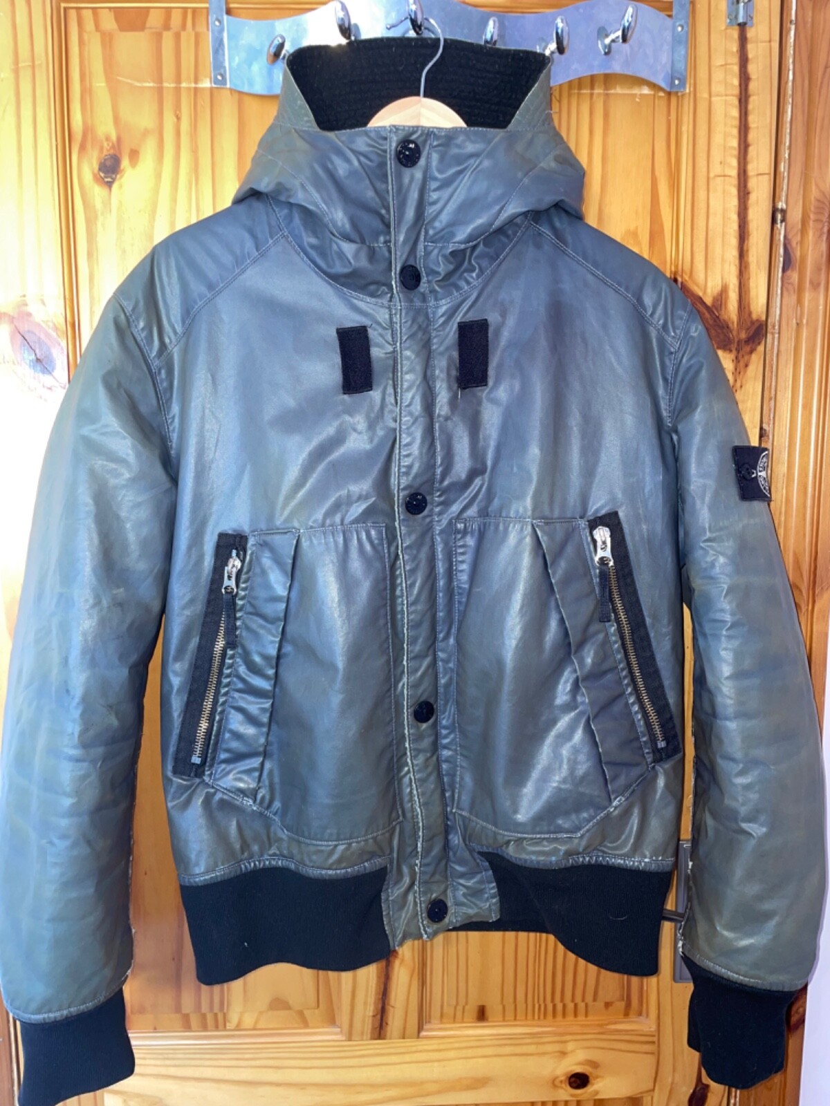 【STONE ISLAND】WAXED ICE 2 JACKET Stone Island 'Waxed Ice 2' Jacket - Large – MsBadge