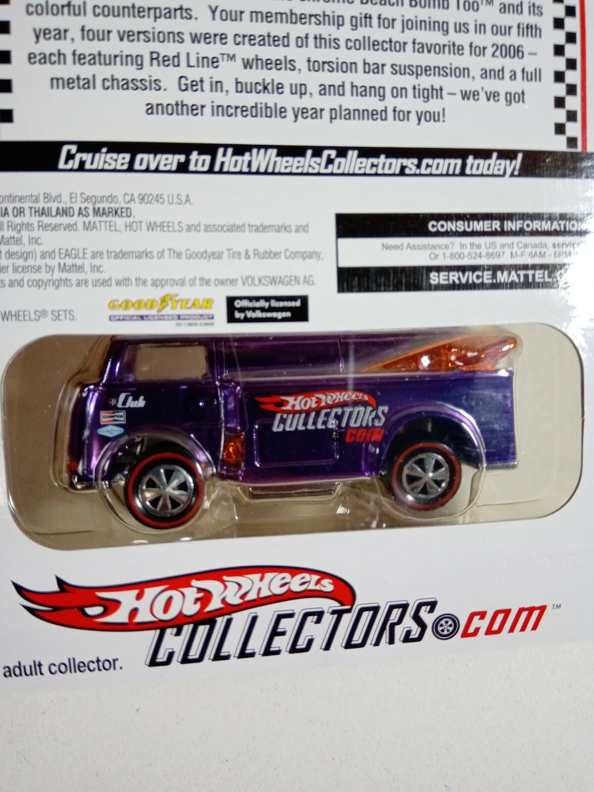 NEW Hot Wheels Beach Bomb Too™ 2006 Red