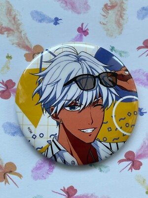 Obey Me!  Mammon retro fashion can badge no tracking