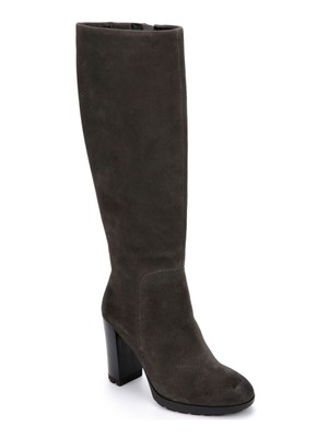 KENNETH COLE NEW YORK Женские коричневые кожаные сапоги Justin 2.0 на каблуке 7,5 М