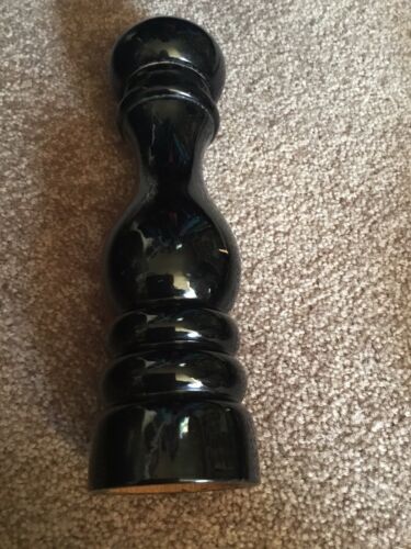 Peugeot France Black Wooden Pepper Grinder 9” Vintage