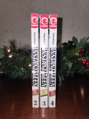 Instant Teen Manga Lot Vol 2, 3 and 4 by Haruka Fukushima RARE OUT OF PRINT