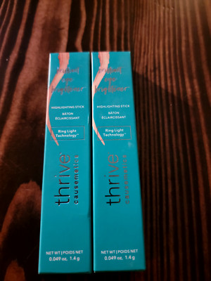 2 Pack Brilliant Eye Brightener Highlighting Stick Stella Champagne Shimmer New