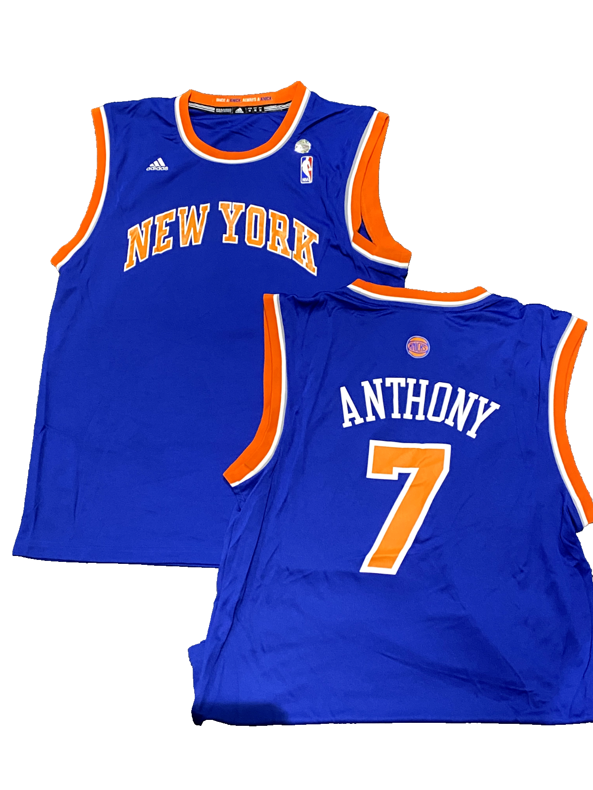IREGULAR[noFront#] Carmelo Anthony New York Knicks Jersey