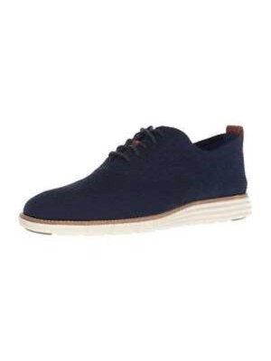 

COLE HAAN Мужские темно-синие вязаные оригинальные туфли-оксфорды Grand на танкетке со шнуровкой, длина 8,5 м, Navy, C27960