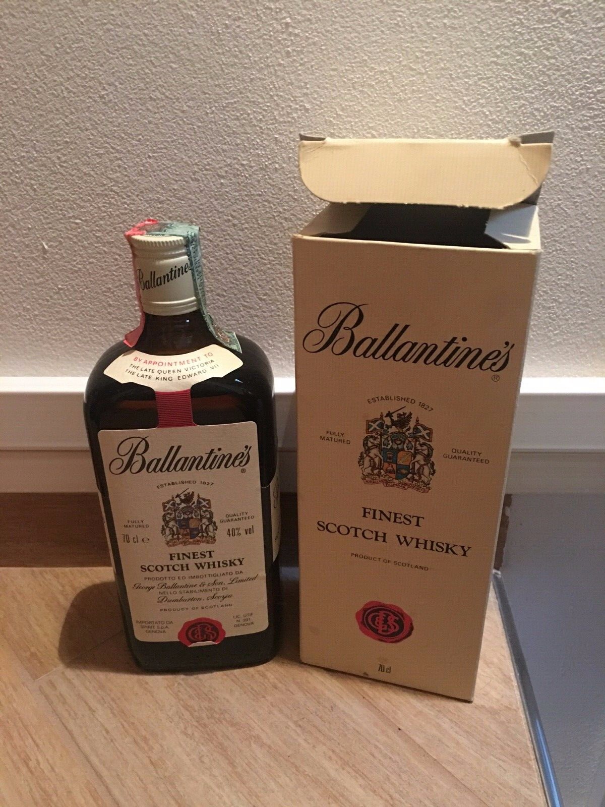 BALLANTINE'S THE 12 YEARS OLD SCOTCH WHISKY ANNI '80 75 CL BALLANTINE'S THE 12 YEARS OLD SCOTCH WHISKY ANNI '80 75 CL