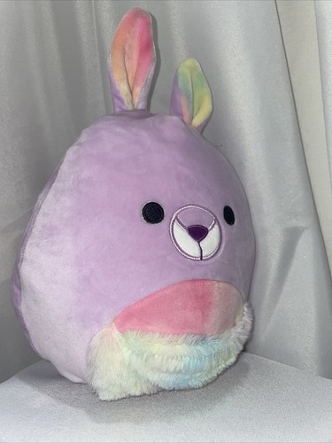 Kellytoy Squishmallows 8” KIKI the Purple Rainbow Kangaroo Plush Stuffed Animal