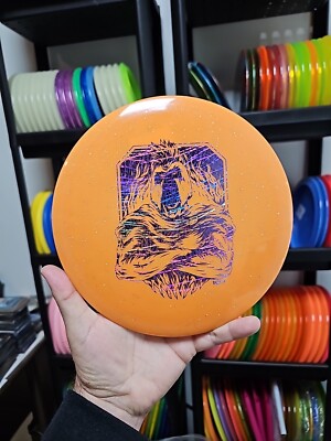 Infinite discs Metal Flake Orange 173-5g #4 Glow Centurion Disc Golf Driver