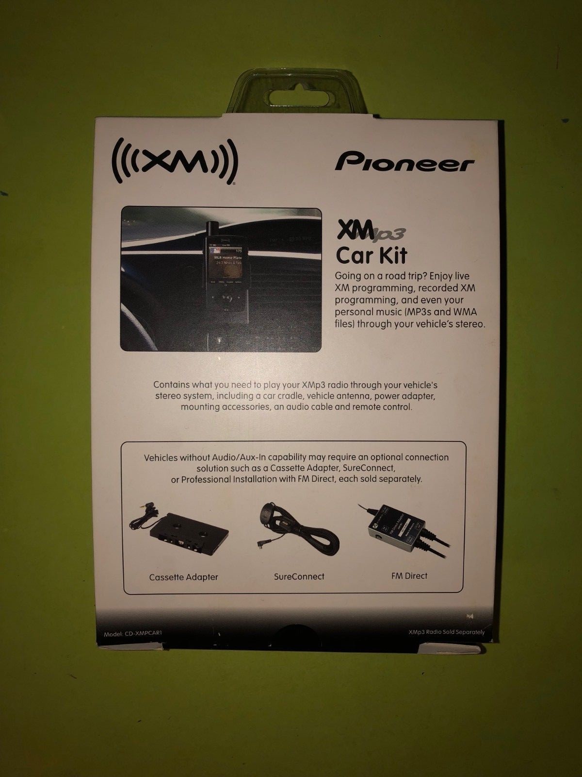 Pioneer XM Satellite Radio Car Docking Kit