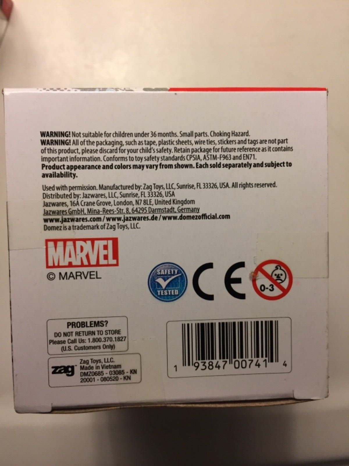 Domez Marvel Venom Carnage #566 Series 2 Mini Figures Zag Toys