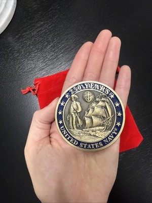 U.S. Navy 250th Anniversary Challenge Coin | eBay