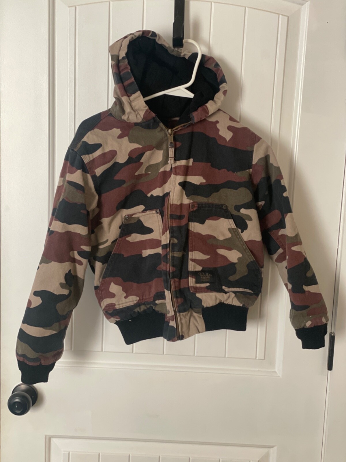 【希少Mサイズ×USA製】Walls BLIZZARD PRUF Walls Chore Coat Boy L Blizzard Pruf Barn Sherpa Lined Green
