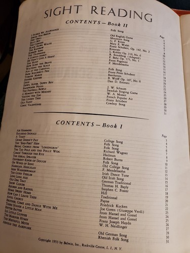 Sight Reading for Piano Instruction Book Vol 2 by John Schaum