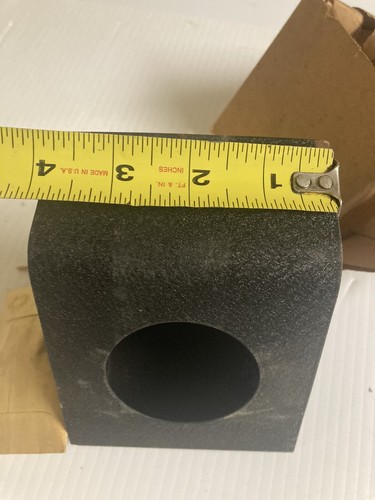 BUD CASE FOR 2 INCH METER - NOS - BLACK CRACKLE FROM HAM RADIO ESTATE FOR VOLTS