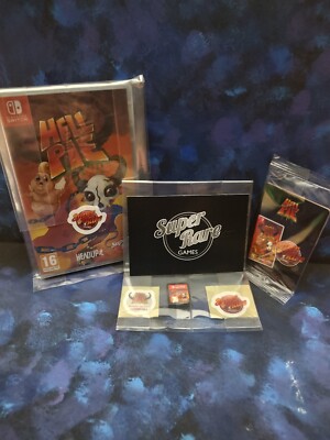 Hell Pie Orig & New Cart, 1.0.4 + Xtra Card Pk, bag & Stickers Nintendo Switch 