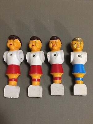 Foosball Table Socer Replacement Men  Red Blue Old Style 4 pcs.