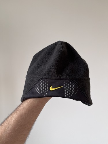 90s OLD NIKE ナイキ ポンポン ニット帽 ビーニー 銀タグ 刺繍