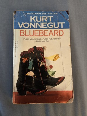 Bluebeard by Kurt Vonnegut. 1988 Dell PB, -VG, Classic Vonnegut