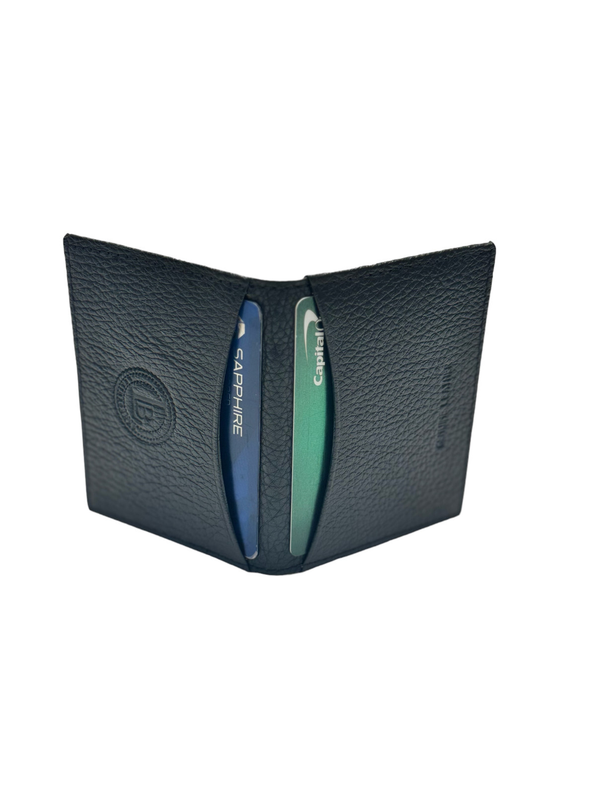 Mens Leather Slim Wallet RFID Blocking Minimalist ID Holder Credit Card Wallet