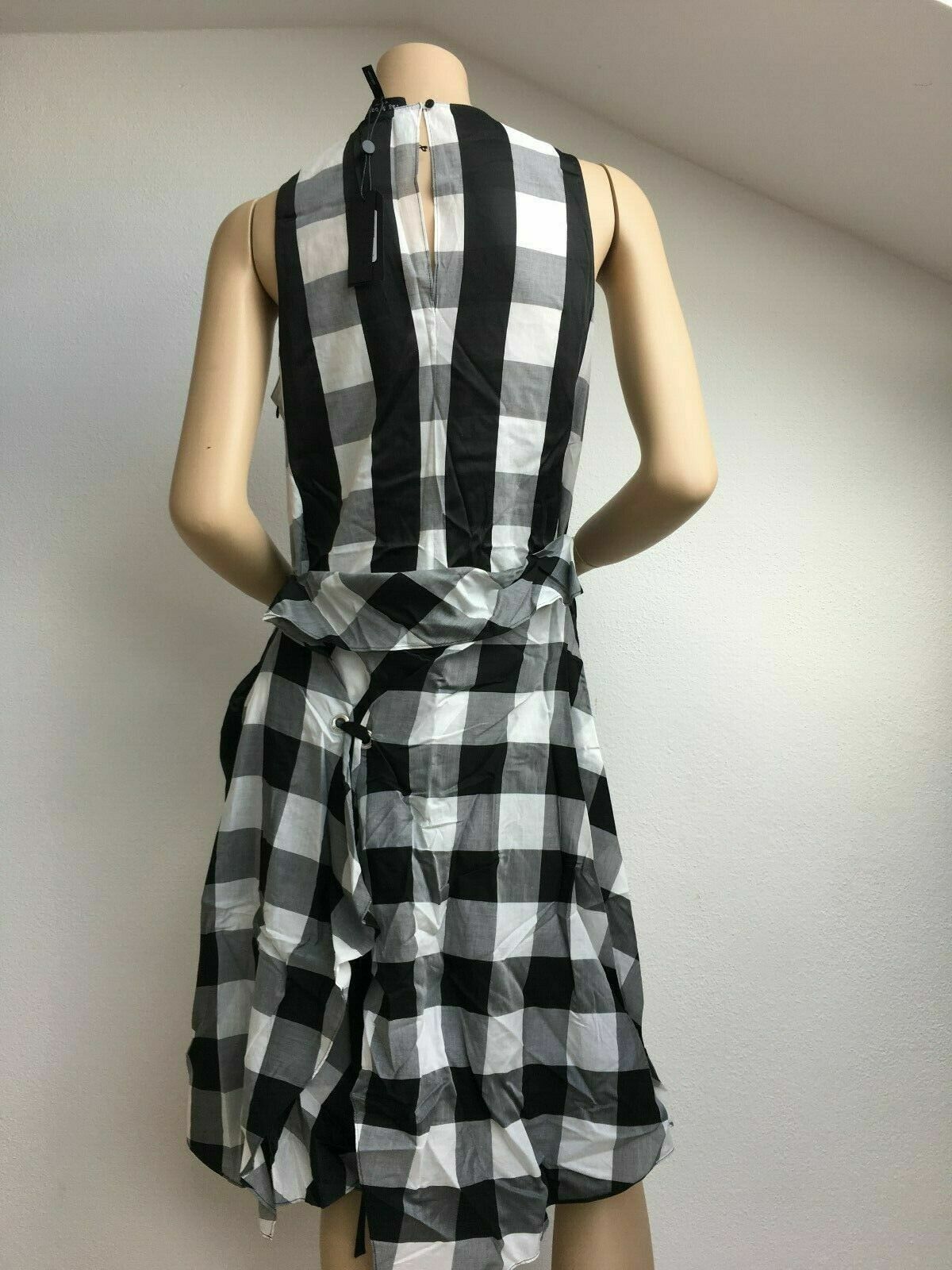 RAG & BONE RAG & BONE BRIGHTON LAYERED GINGHAM POPLIN DRESS - SIZE: M