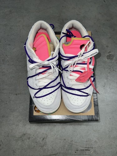 Size 10.5 - Nike Dunk Low x Off-White Lot 15 of 50 2021 vnds